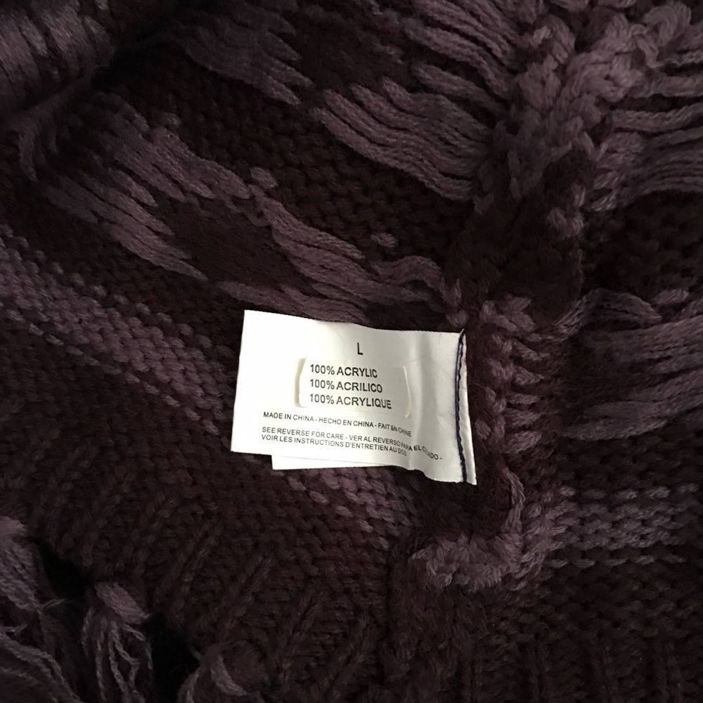 NWT Bandolino Boho Sweater Poncho. Size L. - Picture 4 of 5